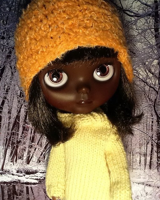 Blythe-a-Day Dec11:Dreaming of Snow&#23:Childhood Memories&#29 Snowflake