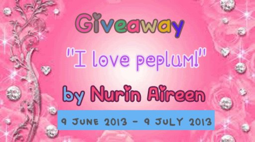 Giveaway "I Love Peplum" by Nurin Aireen
