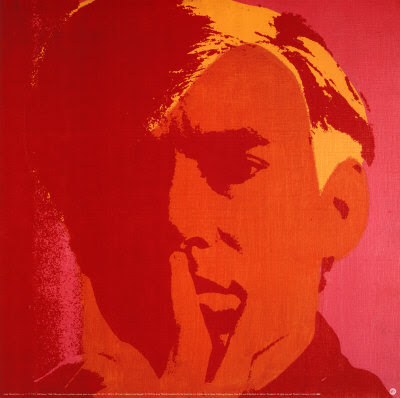 NR833~Andy-Warhol-Self-Portrait-Orange-Affiches