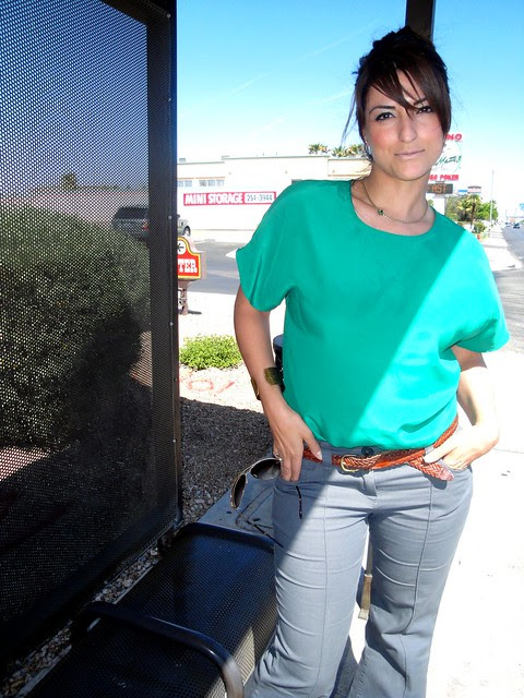 Vintage Top, Flared Pants