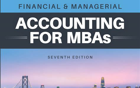 Link Download Financial And Managerial Accounting For Mbas Pdf Read E-Book Online PDF