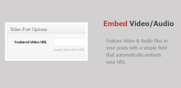 Embed Video and Audio