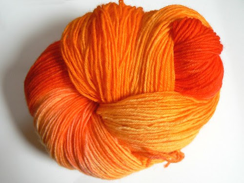 orange KoolAided yarn