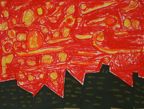 Daniel's swirly cityscapes
