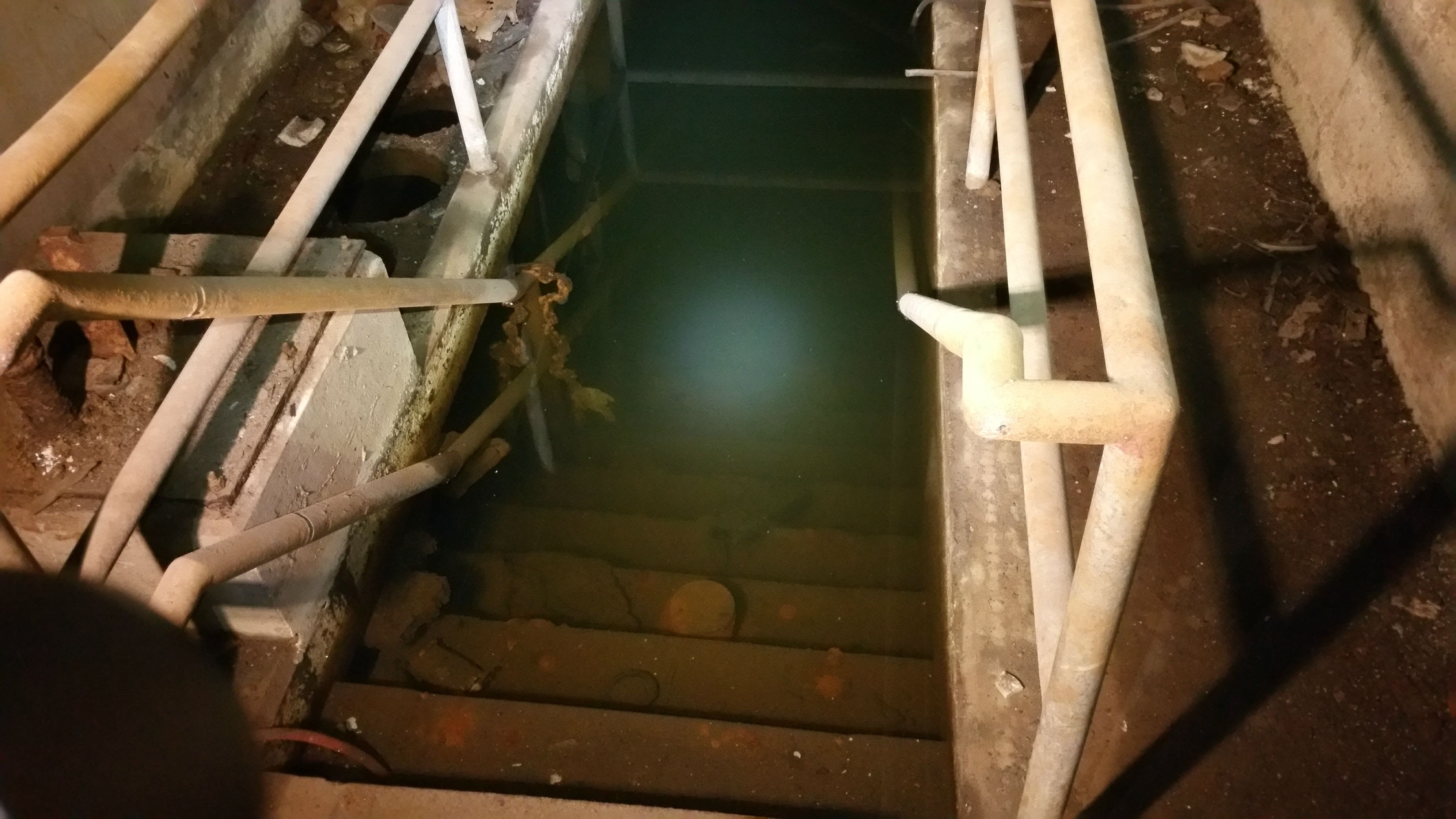 I Was Told To Post This Here Flooded Basement From An Abandoned