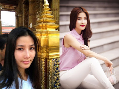 Hình ảnh Khuôn mặt trước và sau trang điểm của dàn mỹ nhân Việt số 7