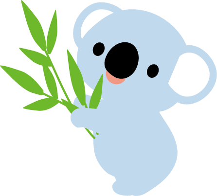 コアラのイラスト 無料イラスト フリー素材