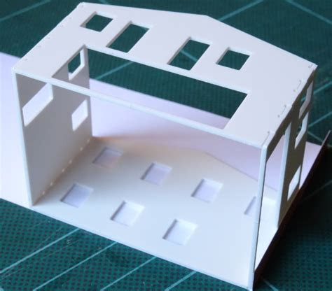 Achten sie immer auf die striche, die ihnen die anordnung der verbinder weist. ModellhÃ¤user Aus Papier / Bausatz Modellhaus Umgebindehaus