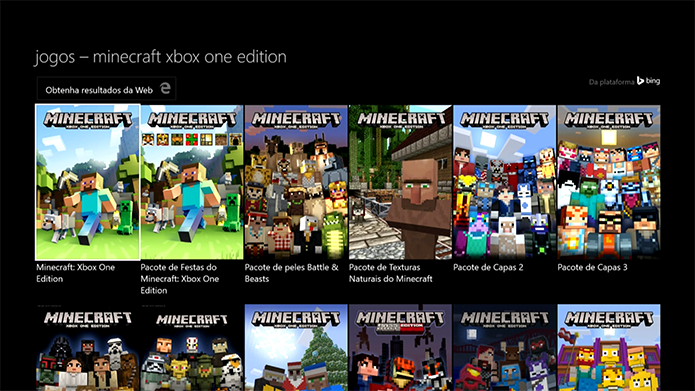 Como fazer download de skins para Minecraft no Xbox One e 