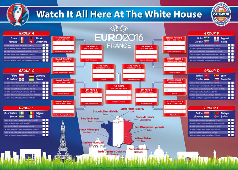 The Euro 2016 Ad-Pack - Advertise Your Pub Our-Pub.co.uk