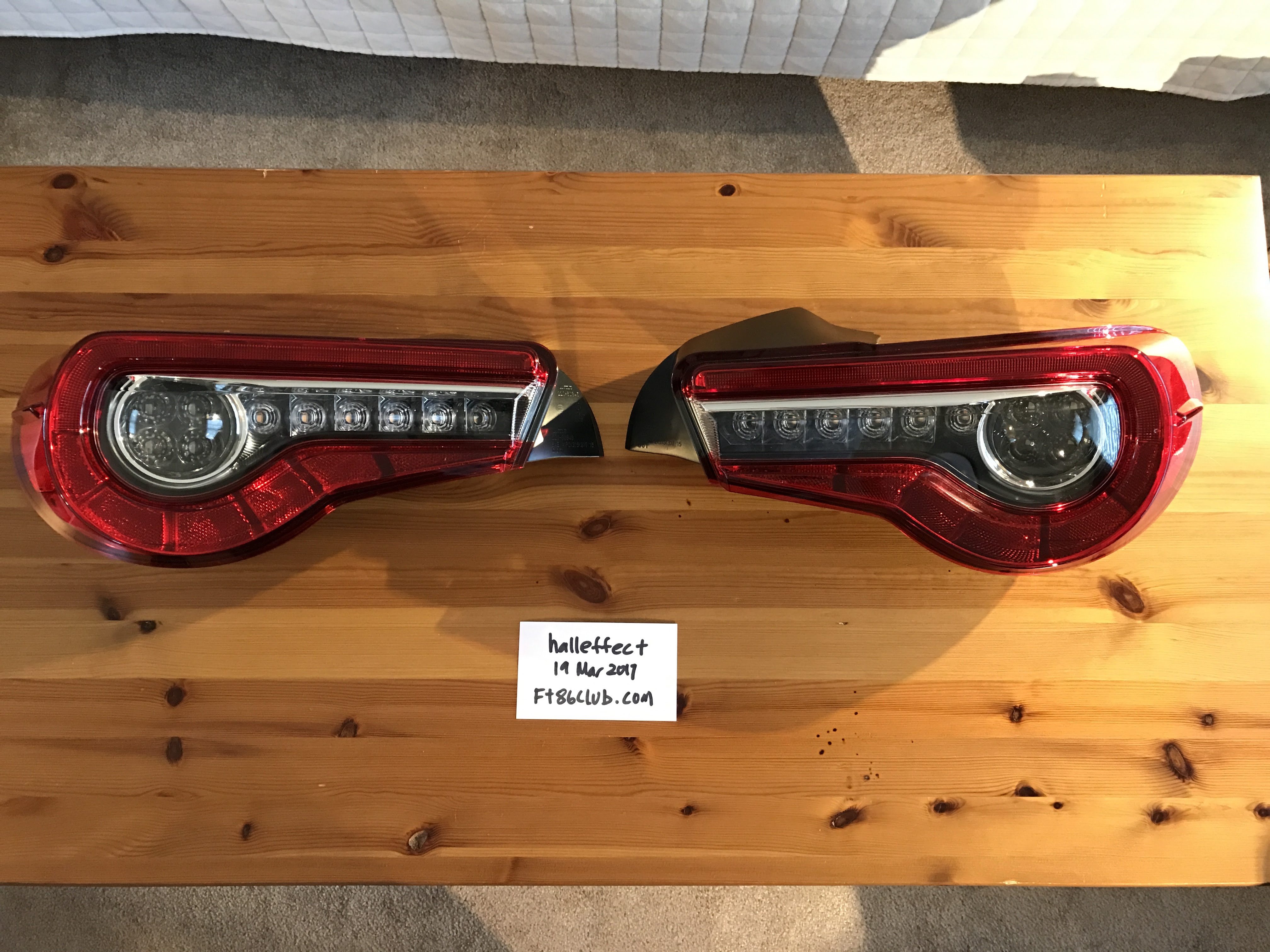 13 And 17 Oem Tail Lights Toyota Gr86 86 Fr S And Subaru Brz Forum Ft86club