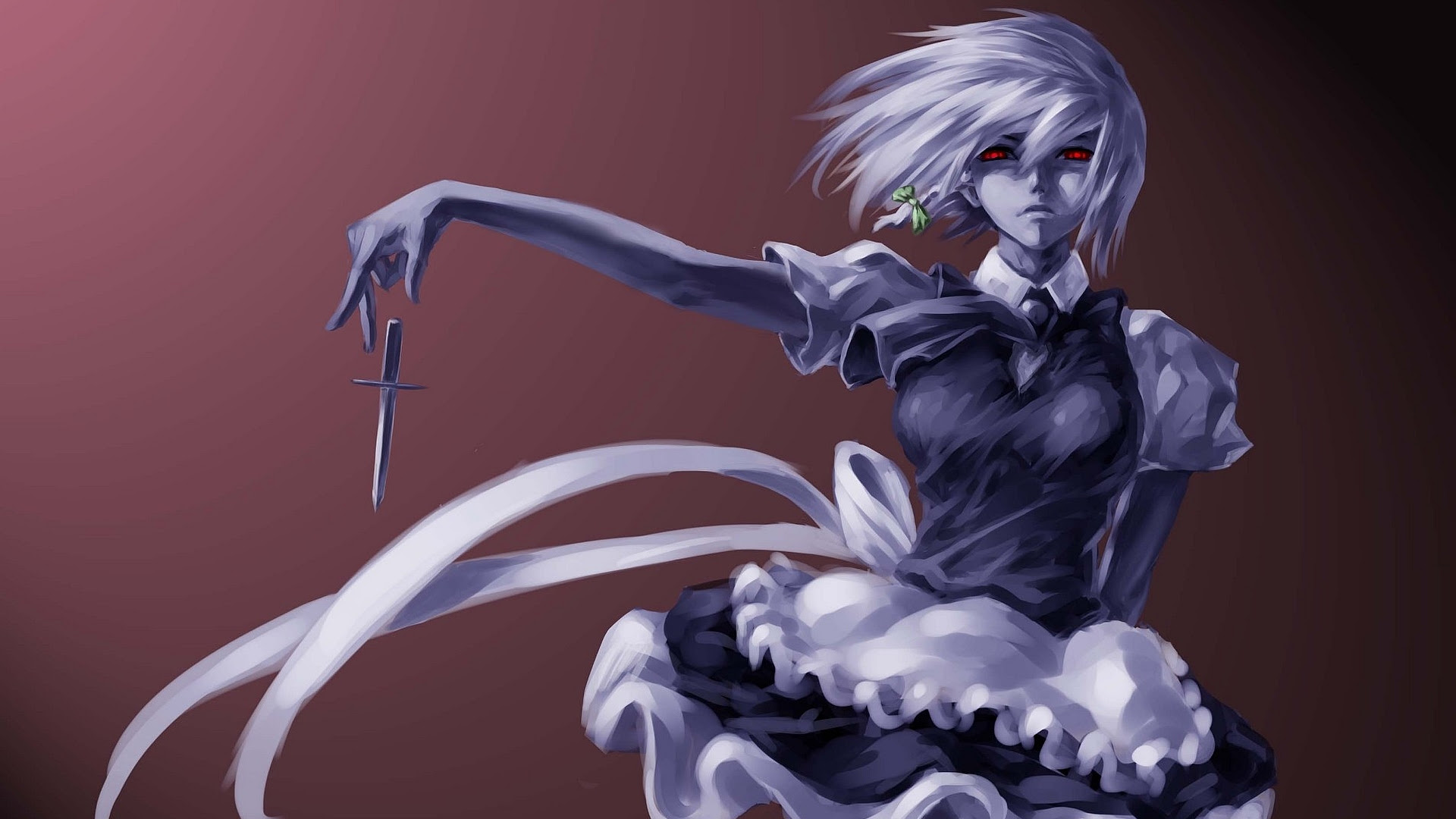 Sakuya Izayoi Red Eyes Shefalitayal