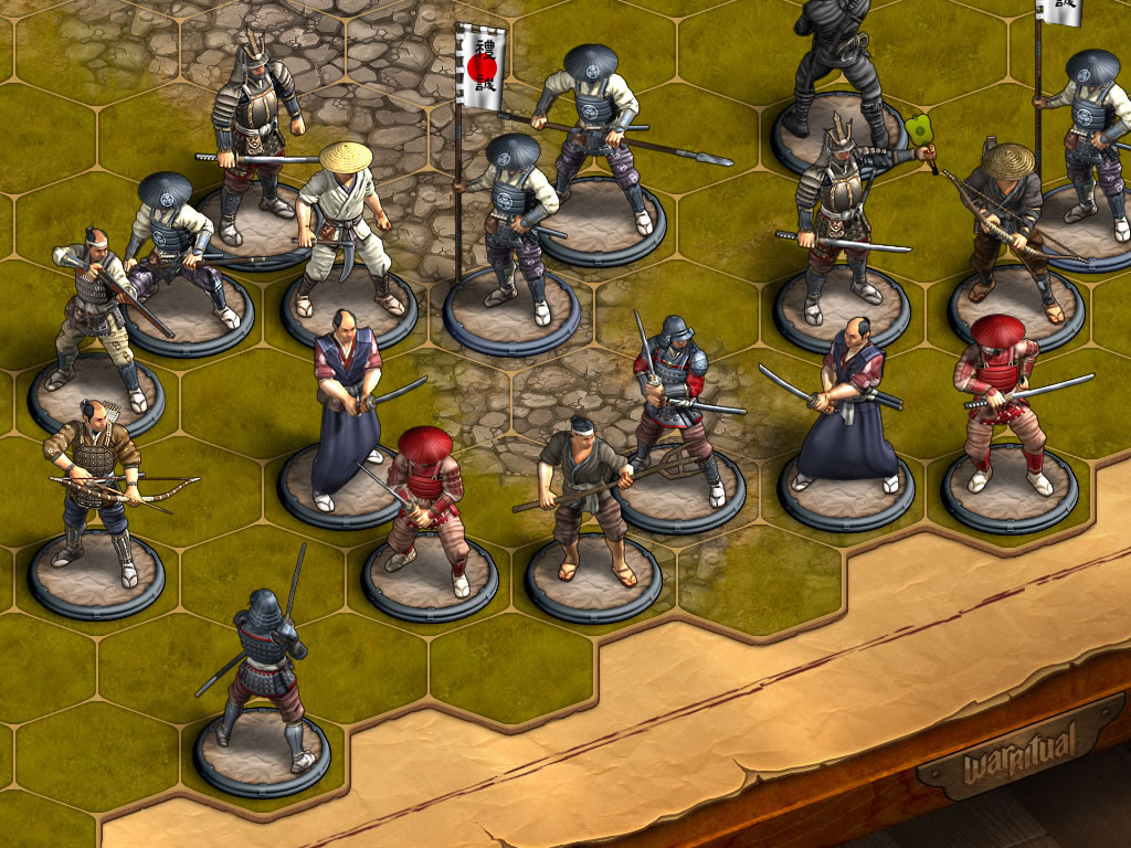 舞台は戦国時代 スピーディーな展開が繰り広げられる和風デジタルボードゲーム Warbands Bushido Automaton