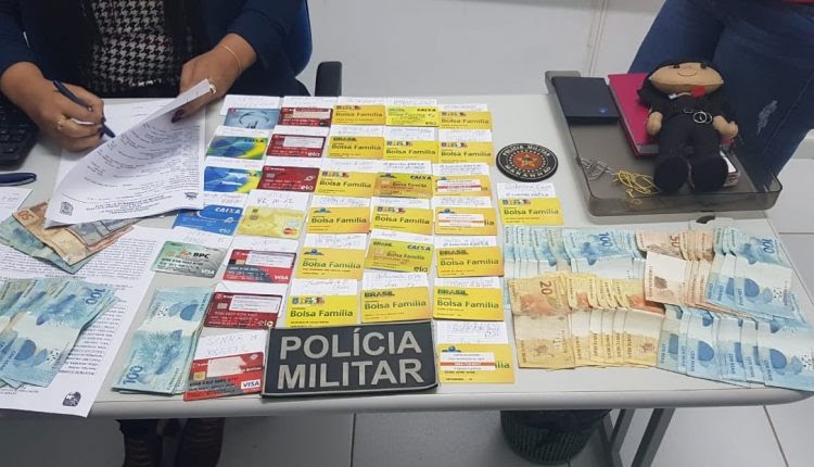 Agiota é preso com 29 cartões de bolsa família e aposentadoria no Maranhão.