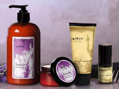 WEN BY CHAZ DEAN LAVENDER, STYLING CREME, RE MOIST MASK INTENSIVE HAIR TREATMENT, TEXTURE BALM, WIDE TOOTH SHOWER COMB, 5 PIECE SET, 1 TIME SHIPMENT