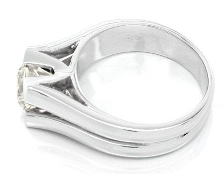 Foto 2, Neu! 1,14ct-Solitär-Ring Traum-Design! Luxus! Portofrei, S8625