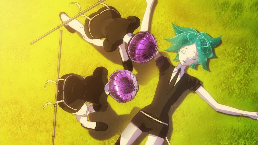 宝石の国 第6話 双子のアメシストは頑丈 とても長生き俊足イエローお兄様も登場 感想 反応 名場面ランキング ラフアニメ
