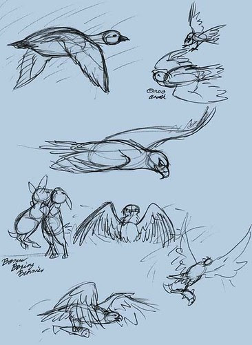 9.26-27.13 - "Earthflight" Sketches