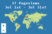 Locations of visitors to this page