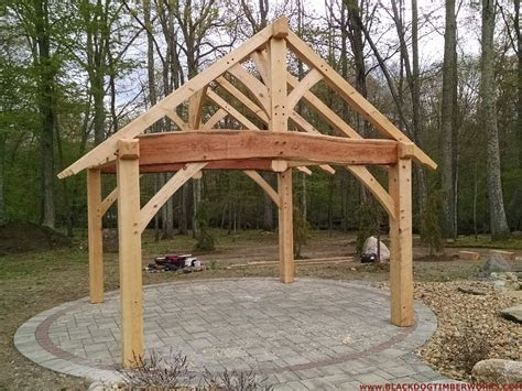 timber frame pavilion black dog timberworks