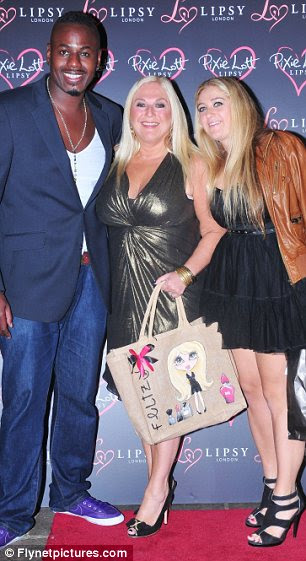 Random mix: Vanessa Feltz also attended the bash with her fiance Ben Ofoedu and her daughter while Aston of JLS fame also attended the bash 