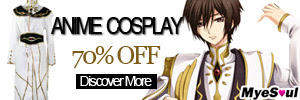 Anime Cosplay Costume 70% OFF
