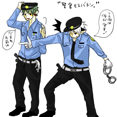 ヒゲブー 警官もええ