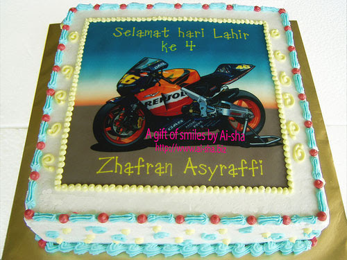 Birthday Cake Edible Image Superbike