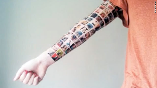 Tattoo Of 152 Facebook Friends A Publicity Stunt This Just In Cnn Com Blogs