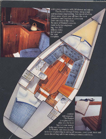 1985 hunter 28.5 sailboat for sale
