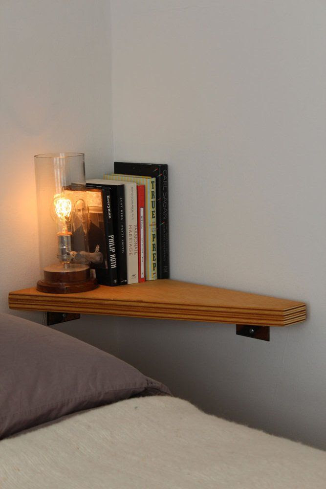 Floating night stand.