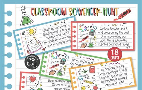 Read school scavenger hunt clues for kids Best Books of the Month PDF