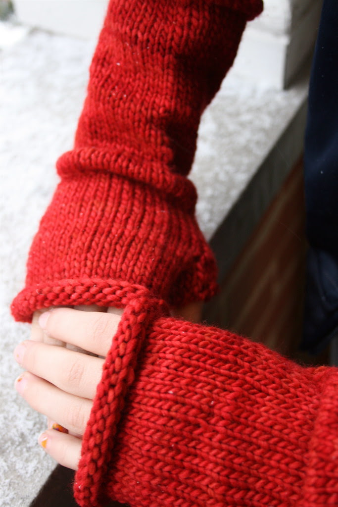 Toasty in Malabrigo 'Sealing Wax'