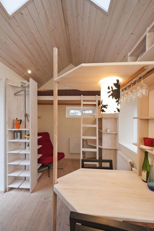 Tiny Studio Flat For Students | iDesignArch | Interior Design ...