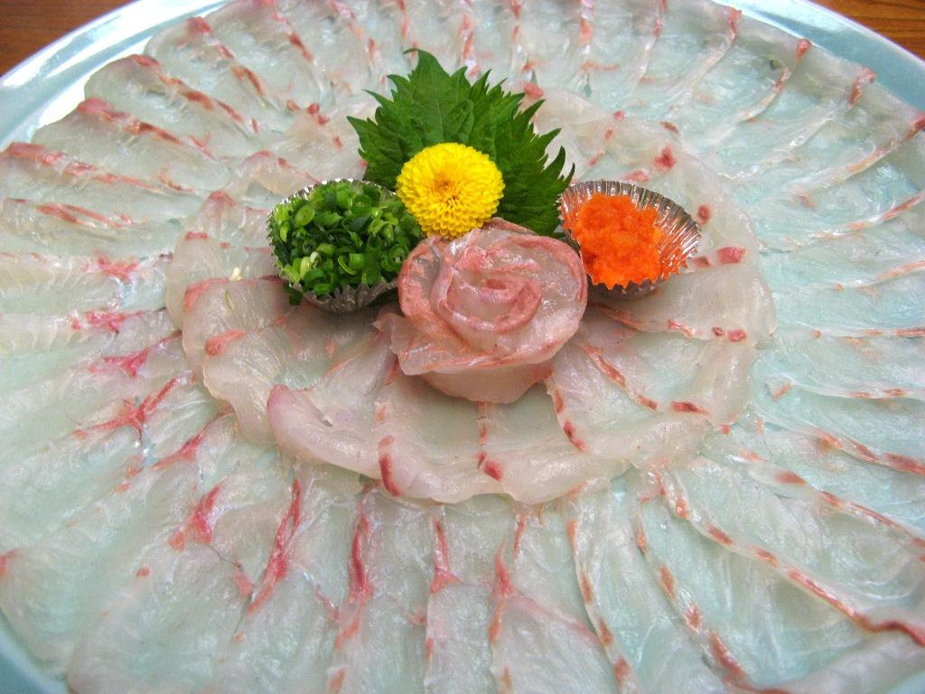 浅草は魚料理遠州屋厳選天然本くえのコースでございます