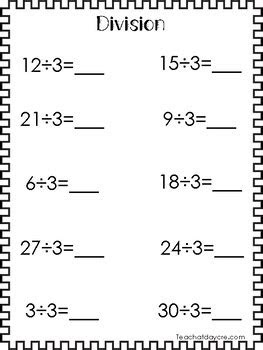 Free 4th grade mental division worksheets, including division facts practice, dividing by 10 and 100, dividing by whole tens and whole hundreds, . math division printable worksheets 2nd 4th grade math by teach at daycare