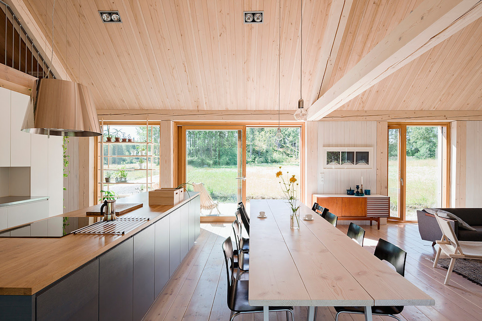 House Åkerudden by MNy Arkitekter, contemporary timber architecture, modern gabled architecture, Tenala architecture, Finnish lakeshore architecture