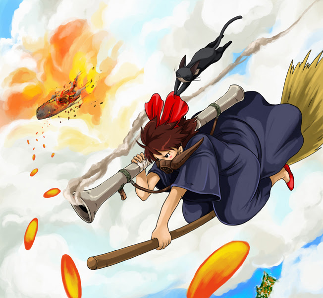 風の谷のナウシカ 魔女の宅急便 魔女の襲撃 アニメ 漫画イラスト ゲームイラストの ヴァリオスハント Byれっどらーく