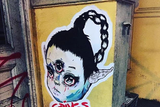 hear the opening track from Grimes' Art Angels: laughing ...