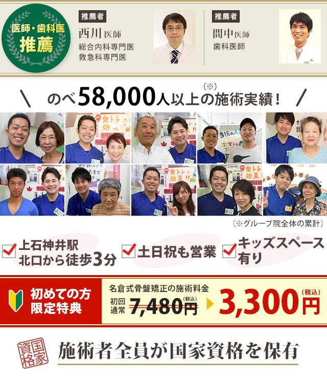 自律神経失調症 練馬の整体 医師も推薦 上石神井名倉堂整骨院