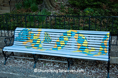 Sea Serpent (Loch Ness Monster) Bench, Burlington, Iowa