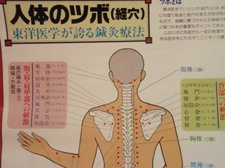 森林浴気分で癒ら優ら むくみ解消リンパマッサージと体のツボ図 経穴