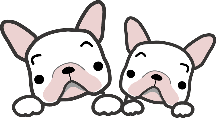 フレンチブルドック 犬のイラスト 無料イラスト フリー素材