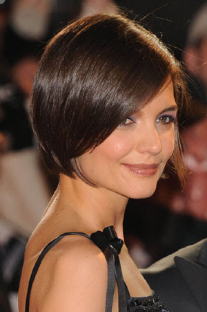 bob haircut katie holmes