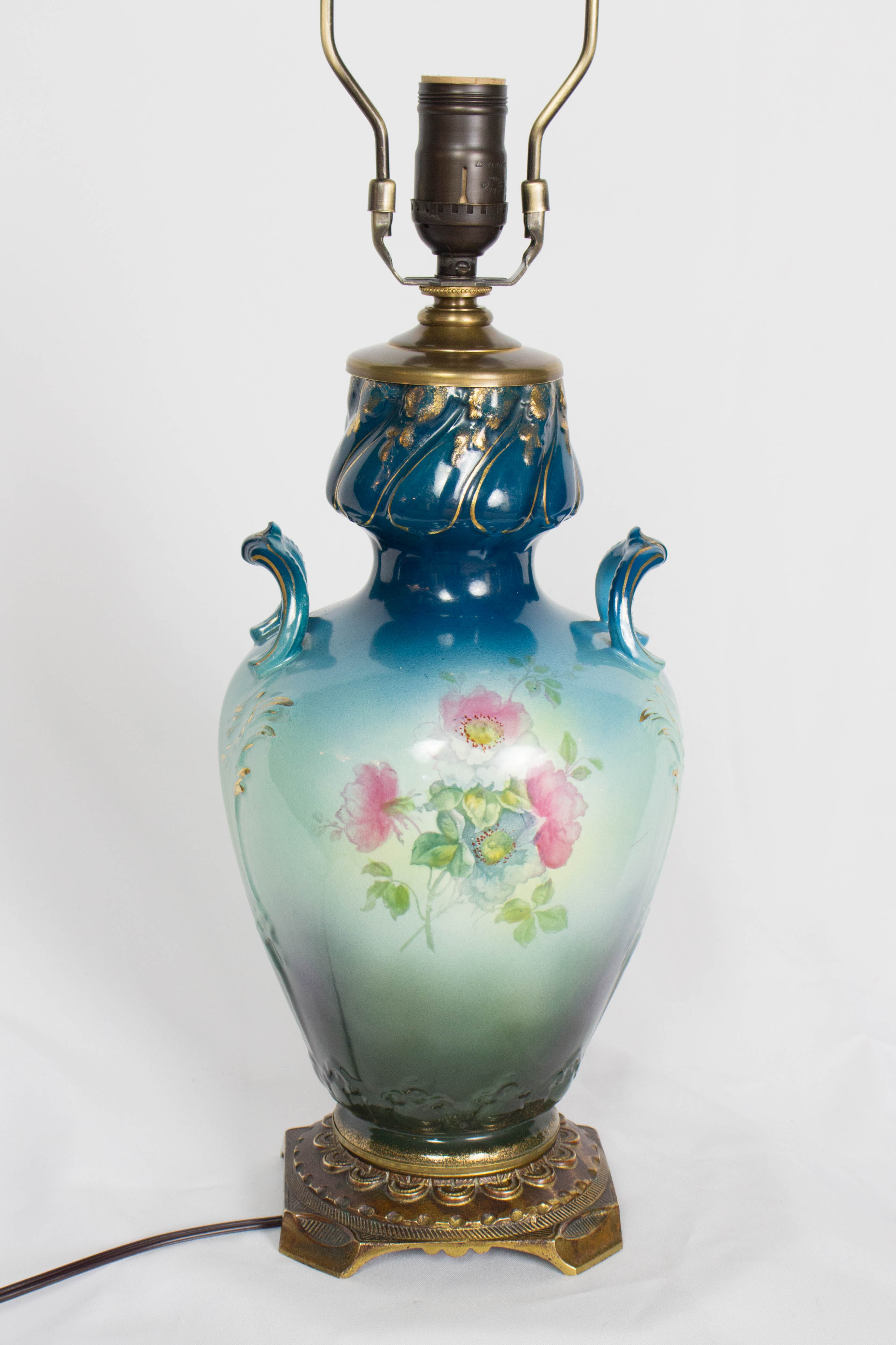 French Style Floral Porcelain Table Lamp - Appleton ... This table lighting is made of porcelain, which gives it a tr.