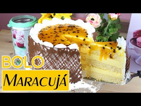 Bolo Mousse de Maracujá - Aprenda a fazer um delicioso bolo mousse de maracujá!  Canal YouTube: Cakepedia.