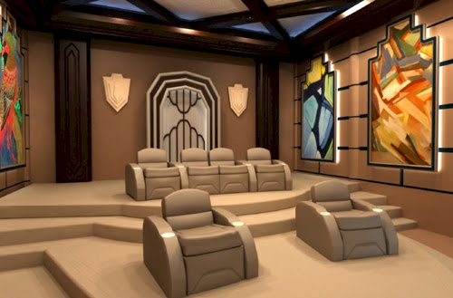 Exotic Excess - Luxury Custom Home Theater Seating