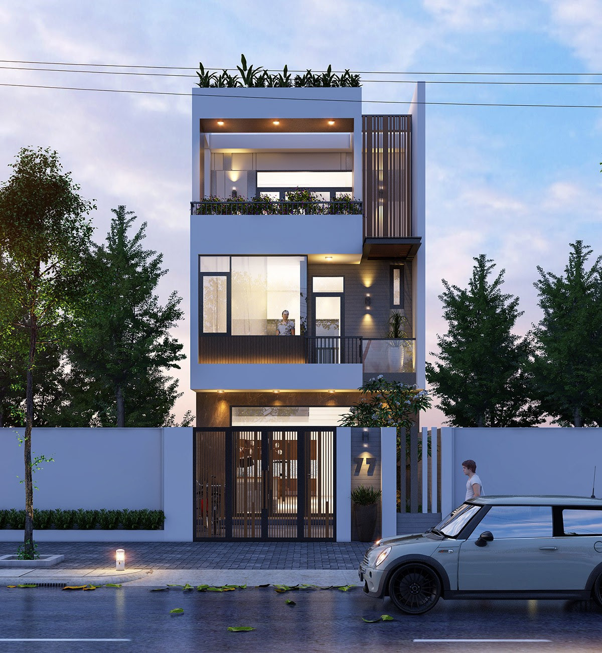 50 Narrow  Lot  Houses  That Transform A Skinny Exterior Into 