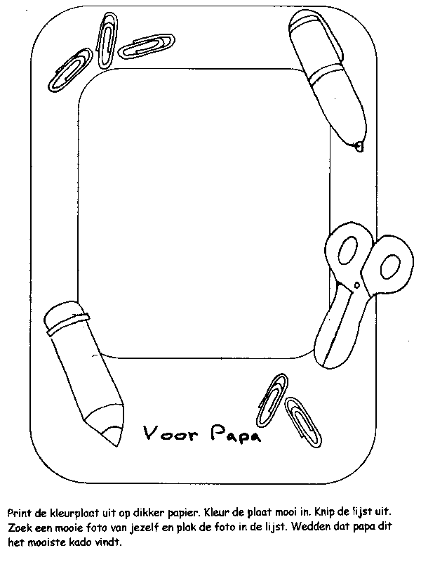 Kleurplaten Van Fotolijstjes Voor Mama Fotolijstjes Om Te Kleuren