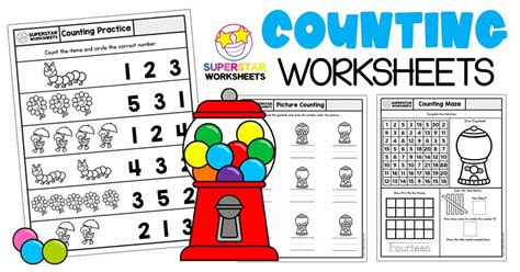  counting math worksheets for kindergarten worksheets for kindergarten